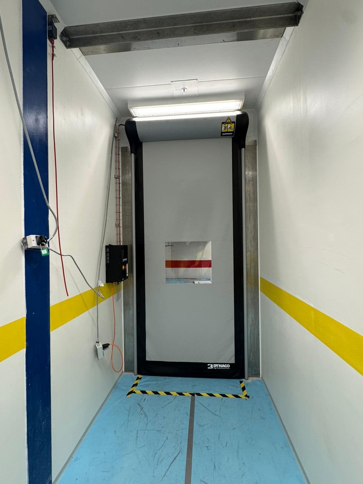 2x Dynaco D313 CL4 Snelloopdeur 1480x3200mm BxH, Doe-het-zelf en Verbouw, Ophalen, Kunststof, Gebruikt, Overige typen