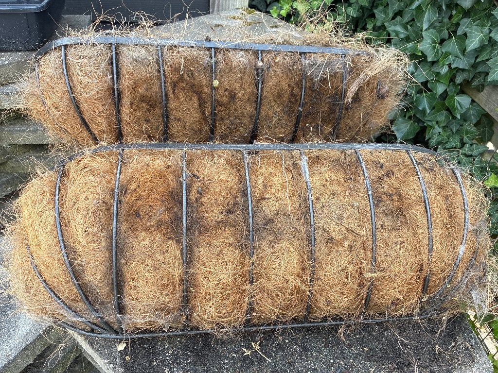 Wandhooiruif bloembak 2 stuks, Ophalen, Minder dan 30 cm, Minder dan 60 cm, Zo goed als nieuw