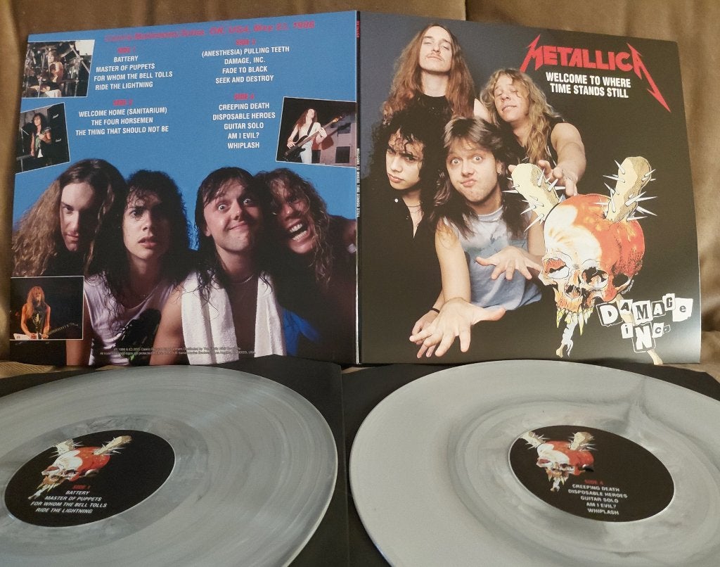 Metallica live 1986 Numbered 2lp Iron Maiden Kiss Exodus Dio, Verzenden, Originele persing, 1980 - 1989, Zo goed als nieuw