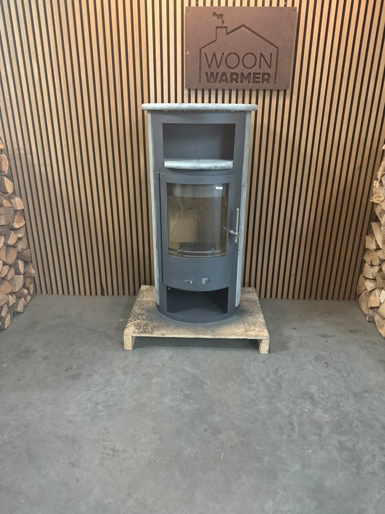 Drooff Speksteenkachel, Niet ingevuld, Gebruikt, Niet ingevuld, Houtkachel