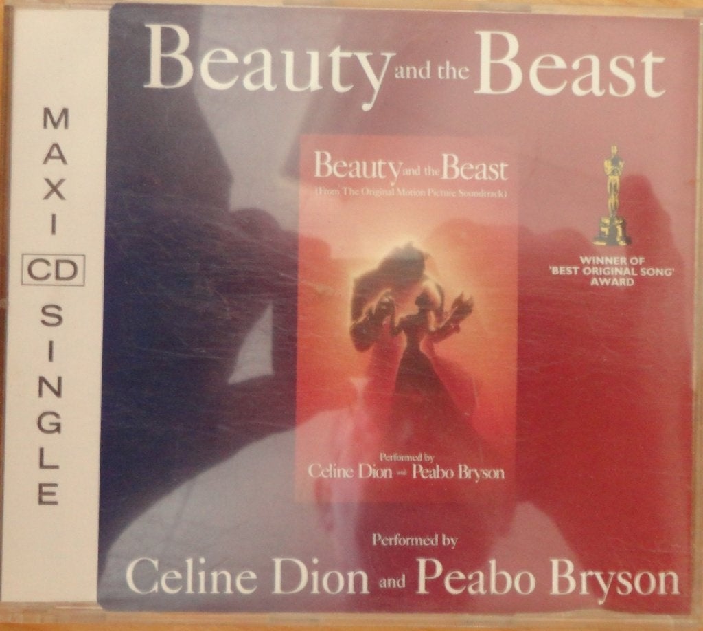 Celine Dion and Peabo Bryson - Beauty and the Beast (CD Si, Ophalen of Verzenden, Gebruikt, Pop