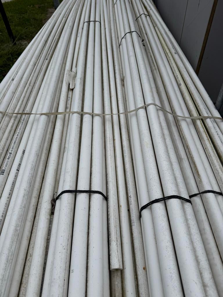 Grote partij gebruikte PVC binnenriolering buizen (32/40mm), Ophalen, Pvc, Buis, Buis