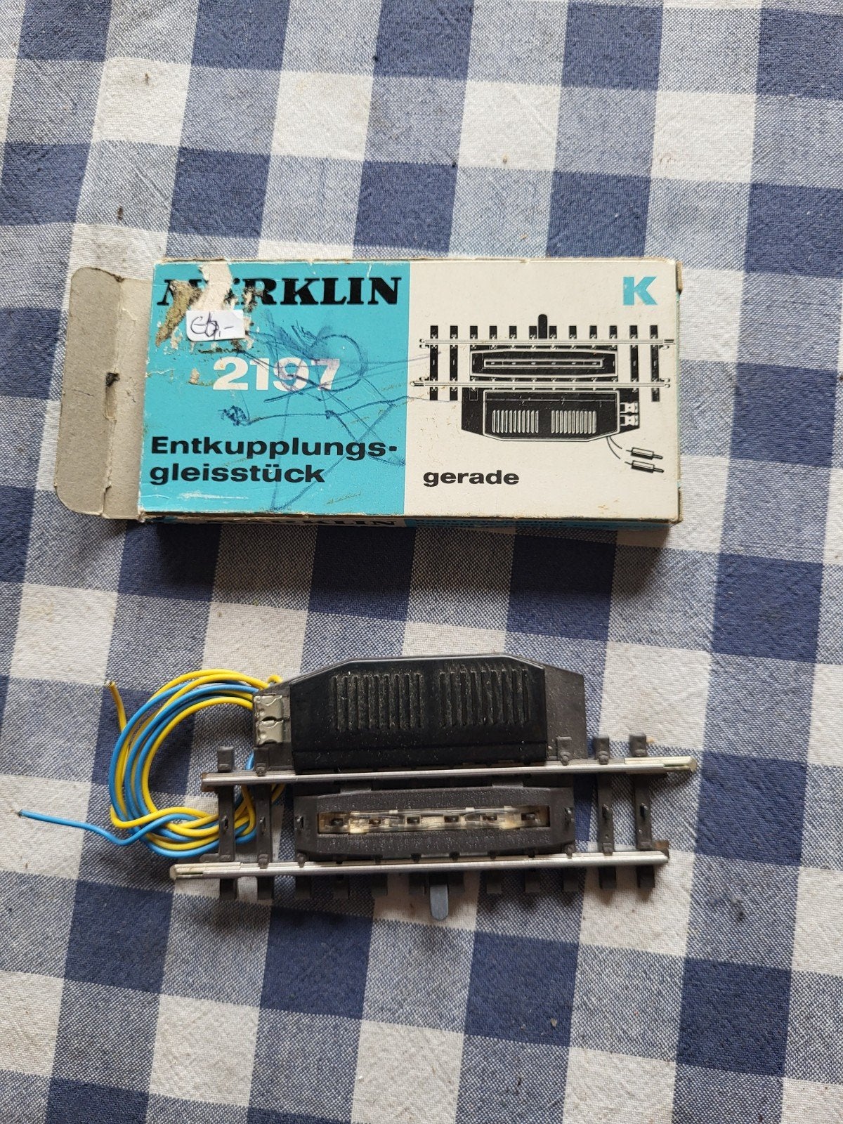 märklin K-rails electriche Ontkoppelrail  2197, Hobby en Vrije tijd, Modeltreinen | H0, Wisselstroom, Rails, Ophalen of Verzenden