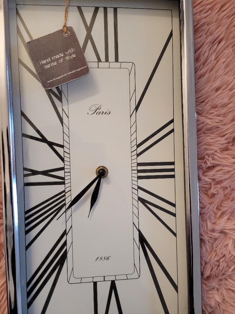 Luxe Vintage PARIS 1886 Klok - SENSE - Handmade, Verzenden, Nieuw, Analoog, Staande klok