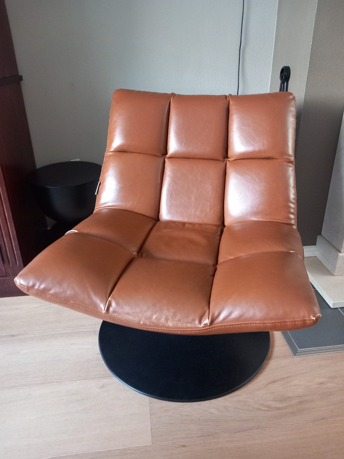 Draai fauteuil dutchbone, Huis en Inrichting, Fauteuils, Ophalen of Verzenden, Gebruikt, Minder dan 75 cm