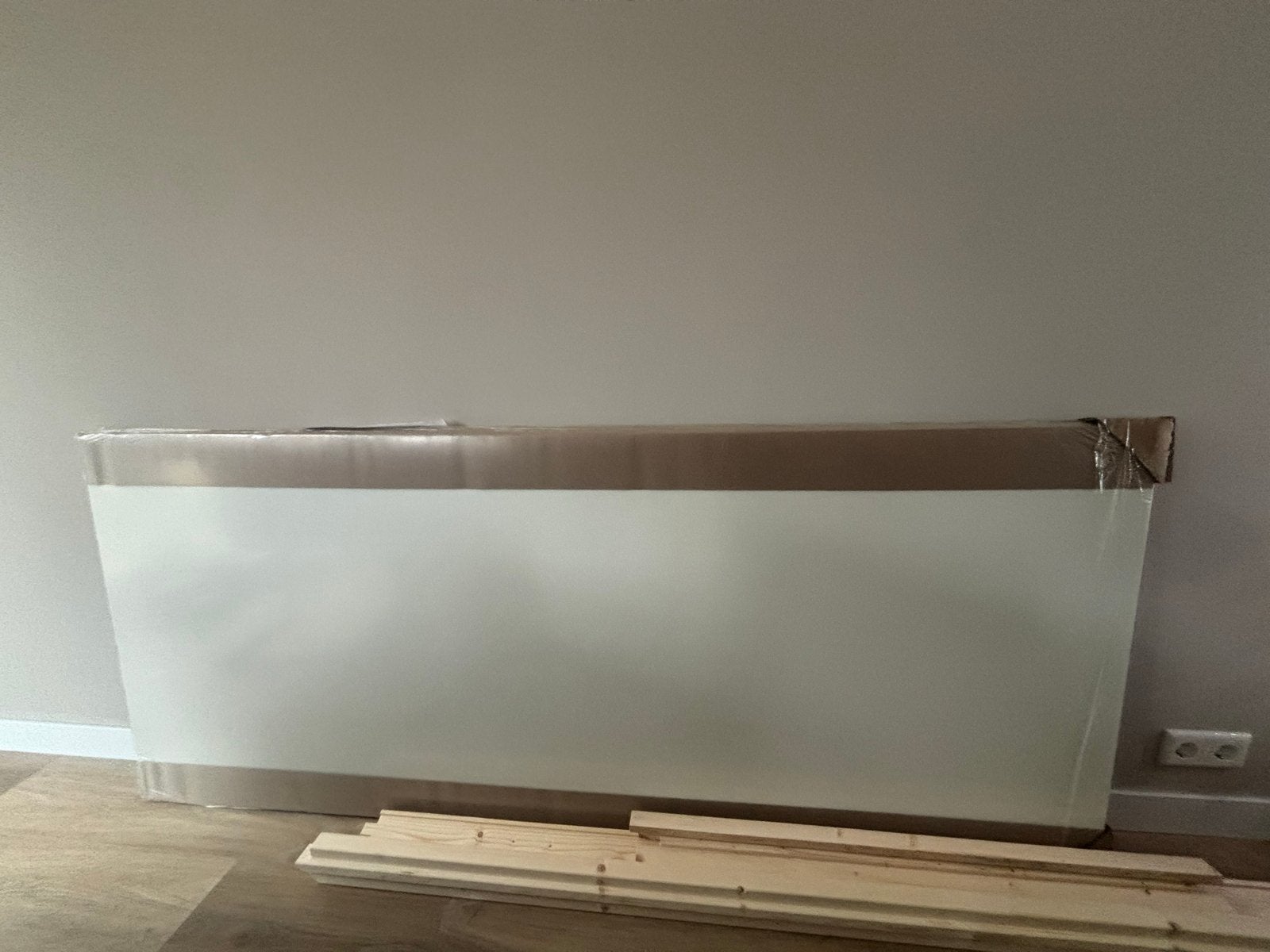 Svedex opdekdeur linksdraaiend 210x83 cm gelakt wit, Doe-het-zelf en Verbouw, Ophalen, 80 tot 100 cm, Binnendeur, Nieuw
