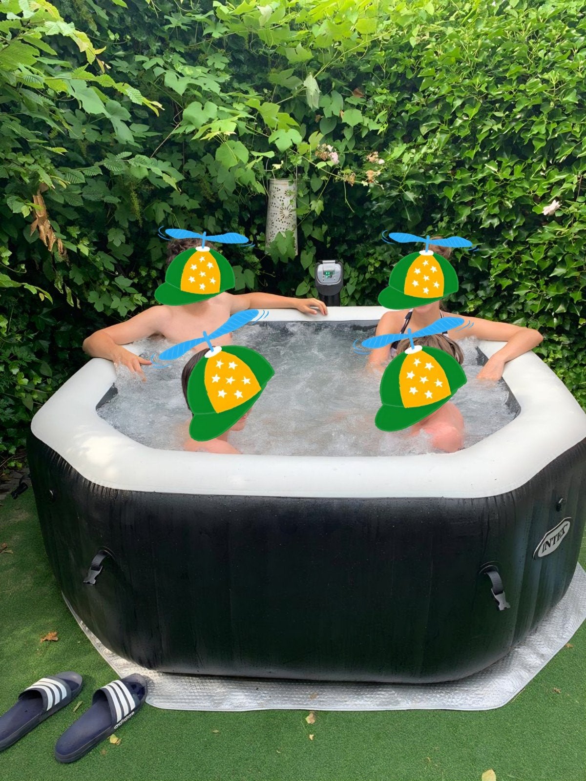 Intex Pure Spa 4 persoons jacuzzi zoutsysteem, Ophalen of Verzenden, Afdekzeil