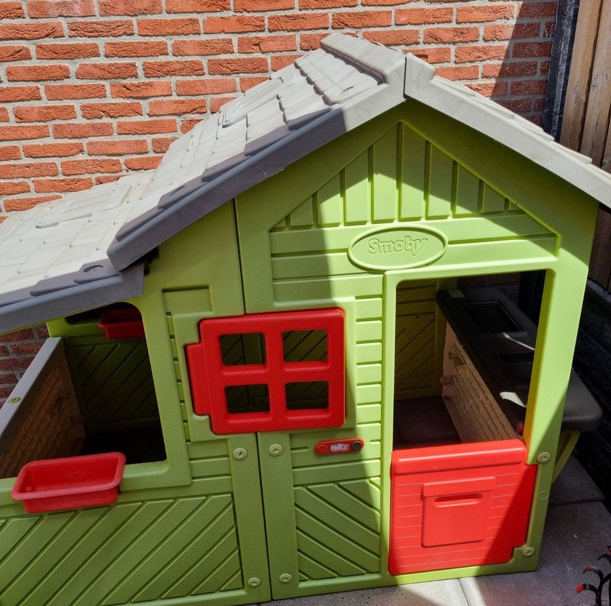 Smoby speelhuisje - Huis, Ophalen, Gebruikt, Kunststof