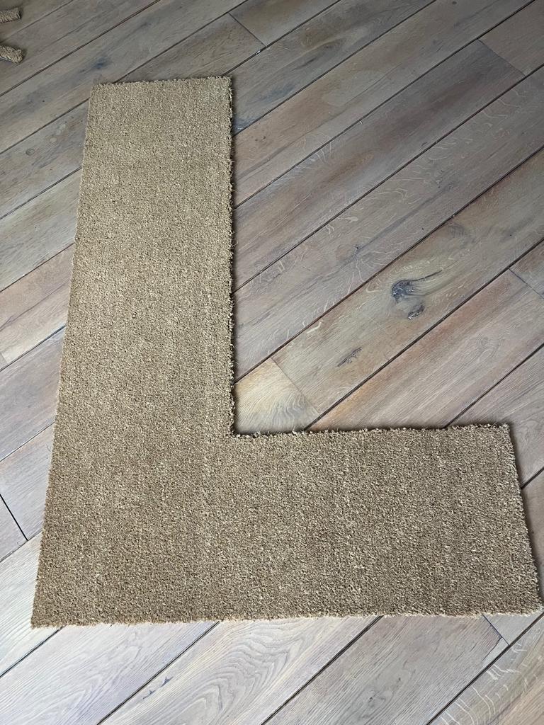 Kokos deurmat in L-vorm, Ophalen, Nieuw, Kokos