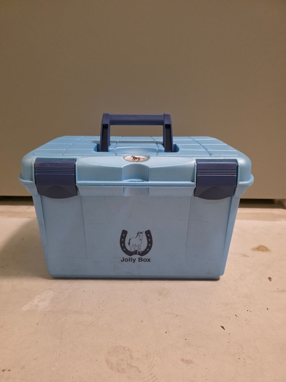 Jolly Box grote poetskist poetsbox blauw, Ophalen of Verzenden