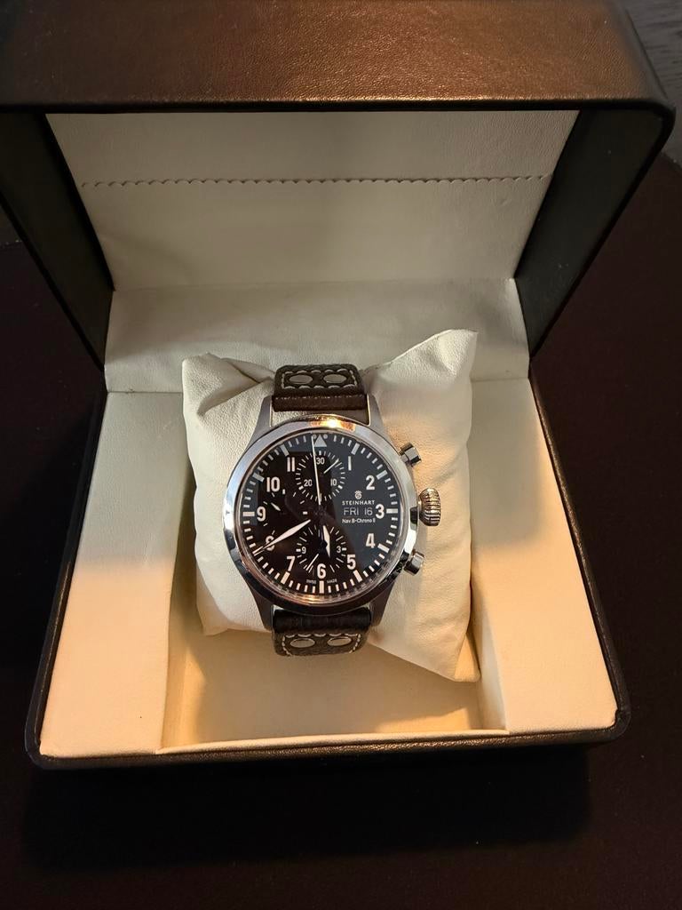 Steinhart Nav. B-Chrono II, Sieraden, Tassen en Uiterlijk, Horloges | Heren, Ophalen of Verzenden, Gebruikt, Overige merken