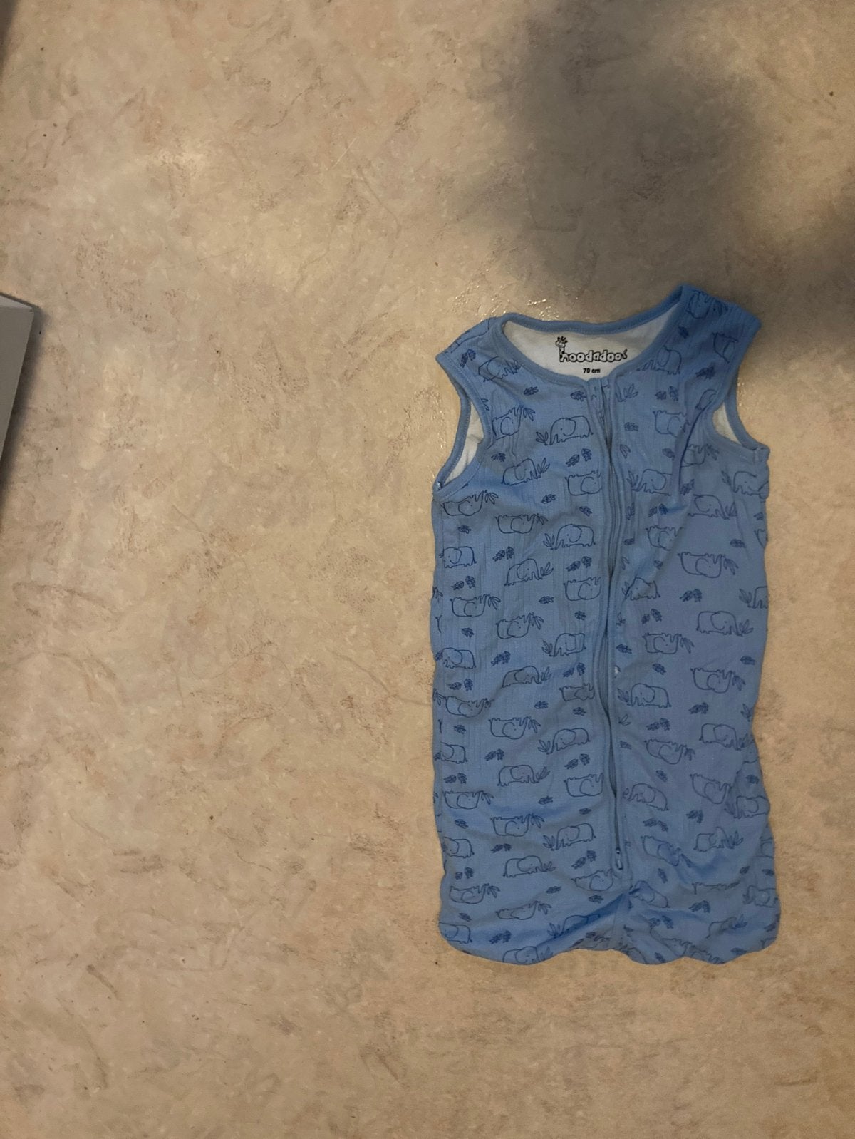 Zoopzop slaapzakje met olifantjes - 70 cm, Kinderen en Baby's, Dekens, Slaapzakjes en Inbakerproducten, 70 cm, Zo goed als nieuw