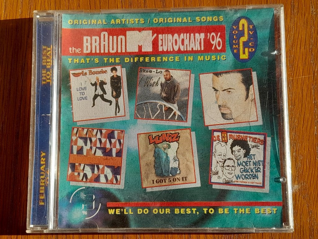 The Braun MTV Eurochart '96 Vol.2 cd, Cd's en Dvd's, Cd's | Verzamelalbums, Ophalen of Verzenden, Gebruikt, Pop