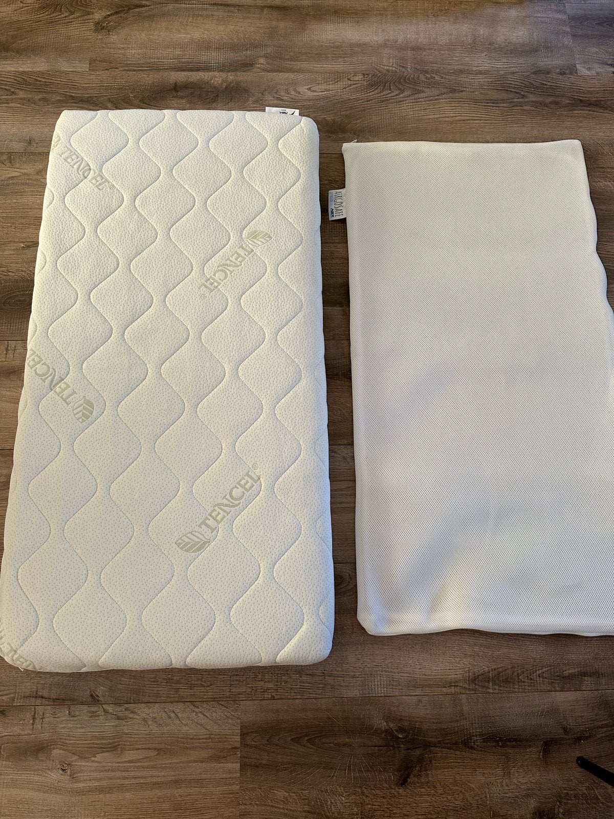 ABZ Babymatras - inclusief topper airgosafe - 60x120 cm, Huis en Inrichting, Slaapkamer | Matrassen en Bedbodems, Ophalen, Zo goed als nieuw