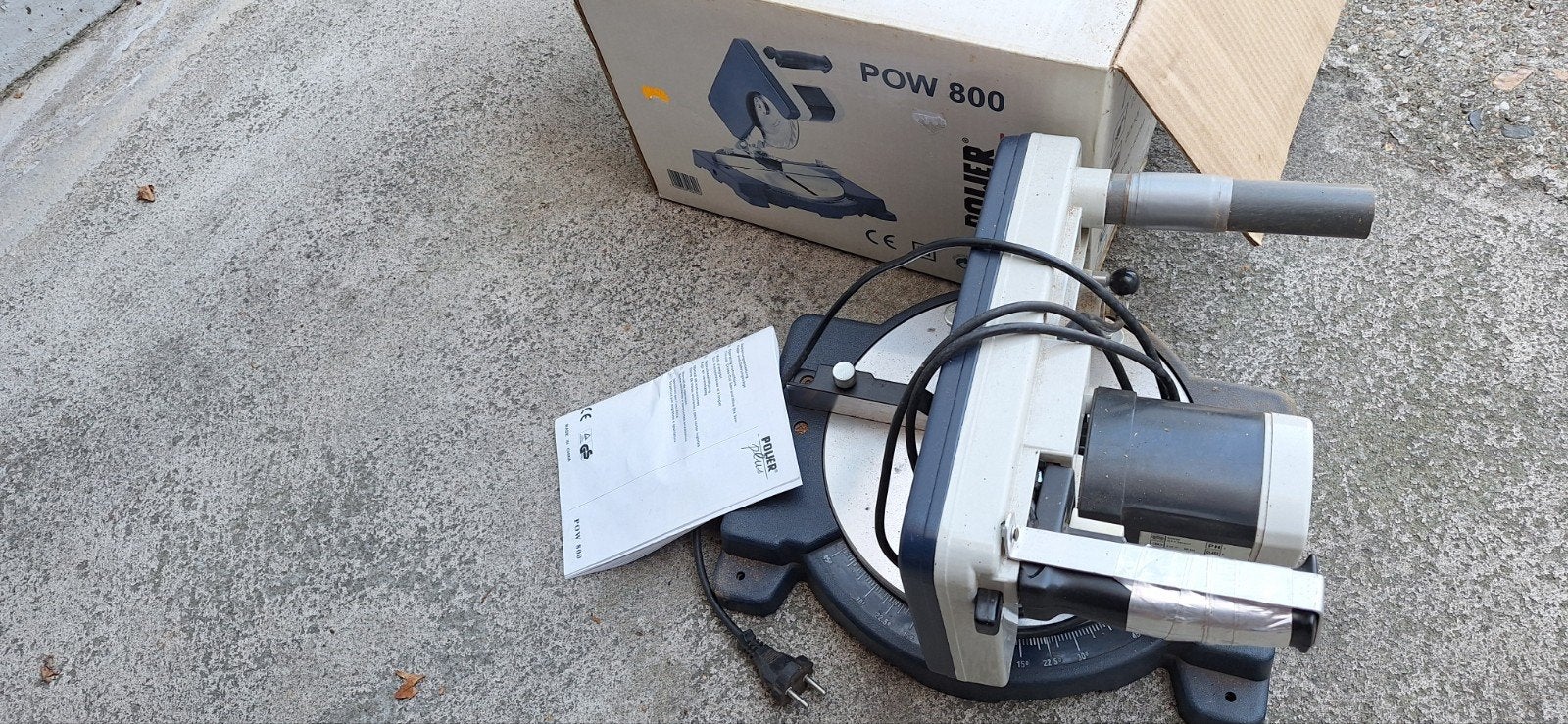 kap en verstekzaag, Ophalen, 600 tot 1200 watt, Zo goed als nieuw, Powerplus