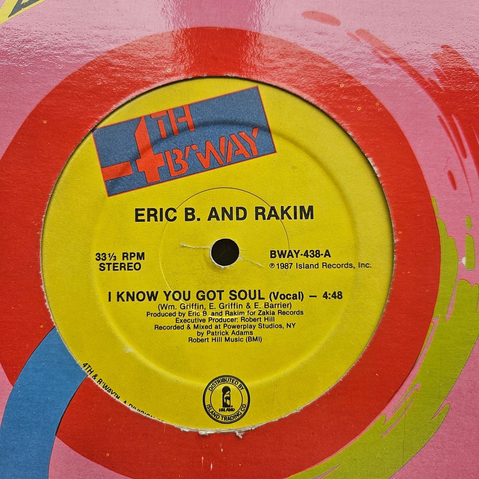Eric B. & Rakim - I Know You Got Soul 12inch Maxisingle Hip, Ophalen of Verzenden, 12 inch