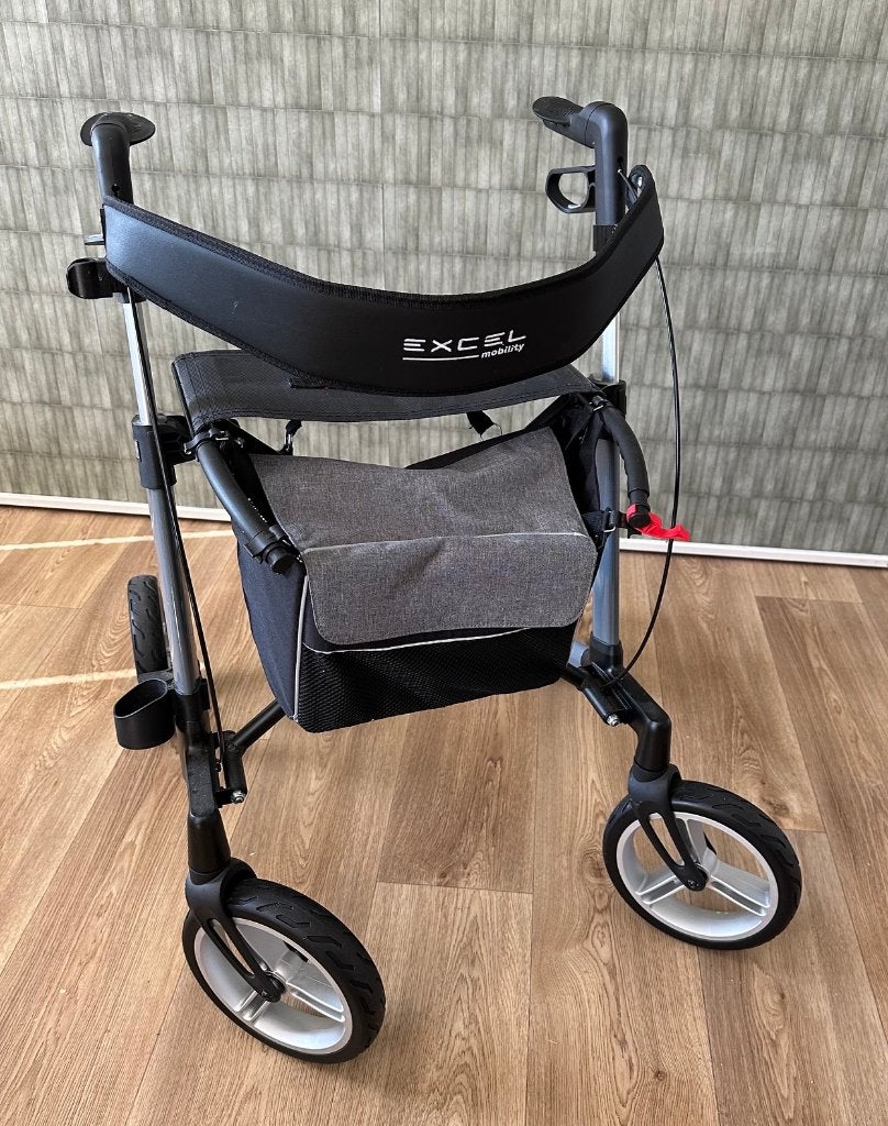 Excel Esprit S4 rollator –luxe uitvoering– zeer nette staat, Ophalen, Opvouwbaar, Zo goed als nieuw
