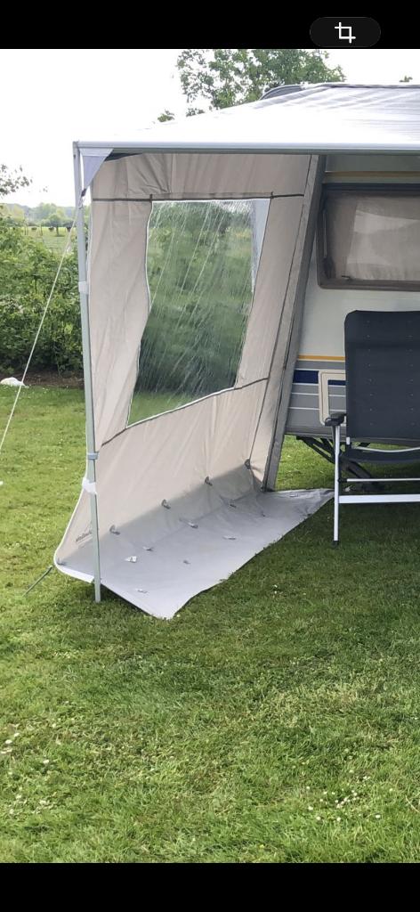 Zijwanden caravan luifel, Ophalen, Gebruikt