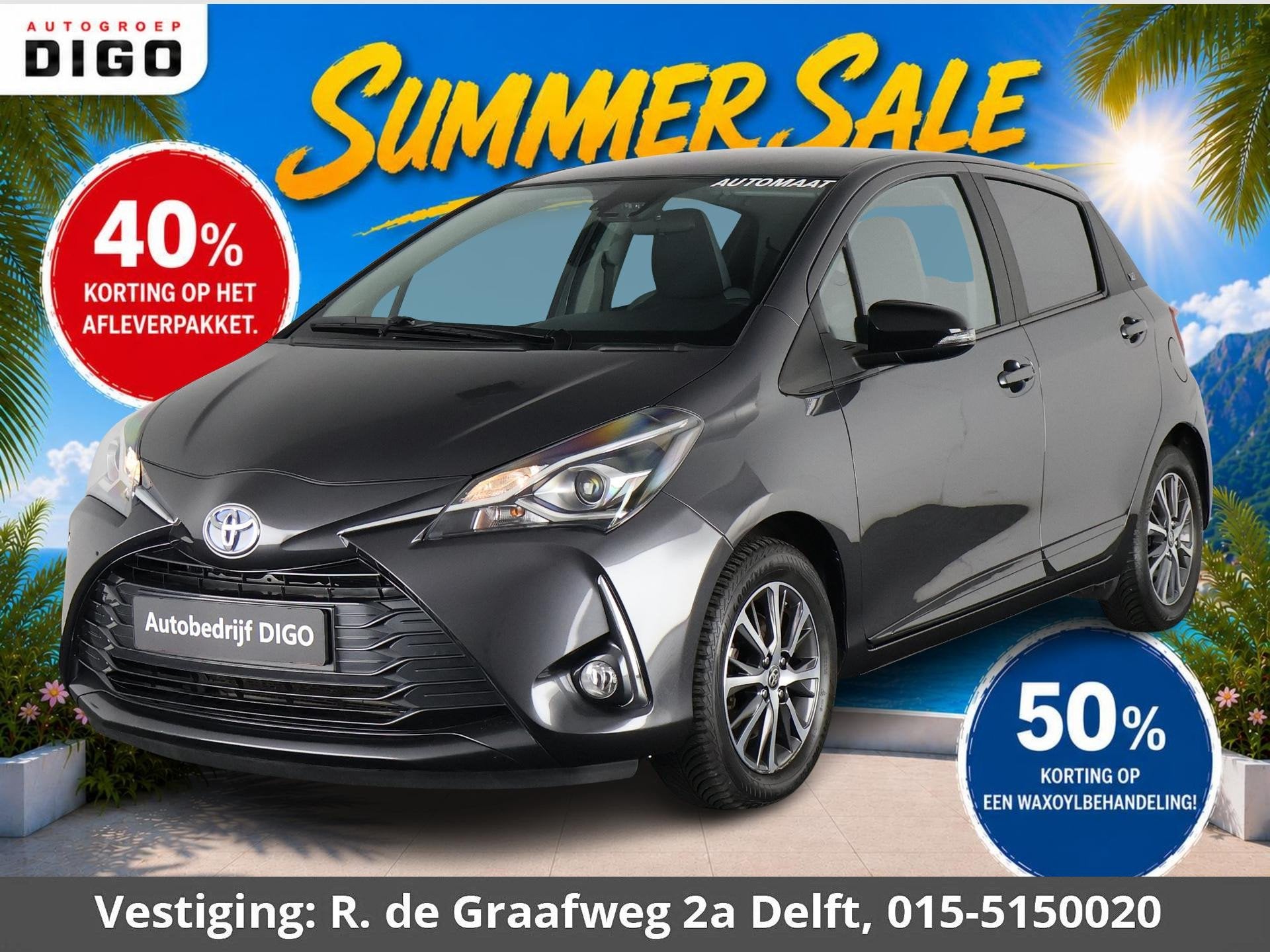 Toyota Yaris 1.5 Hybrid Y20 | Camera | Privacy Glass | Clima, Stof, Gebruikt, 116 pk, 1490 cc