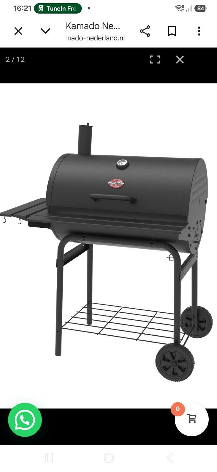 Char-Griller de luxe , nieuw in doos, Tuin en Terras, Ophalen, Nieuw
