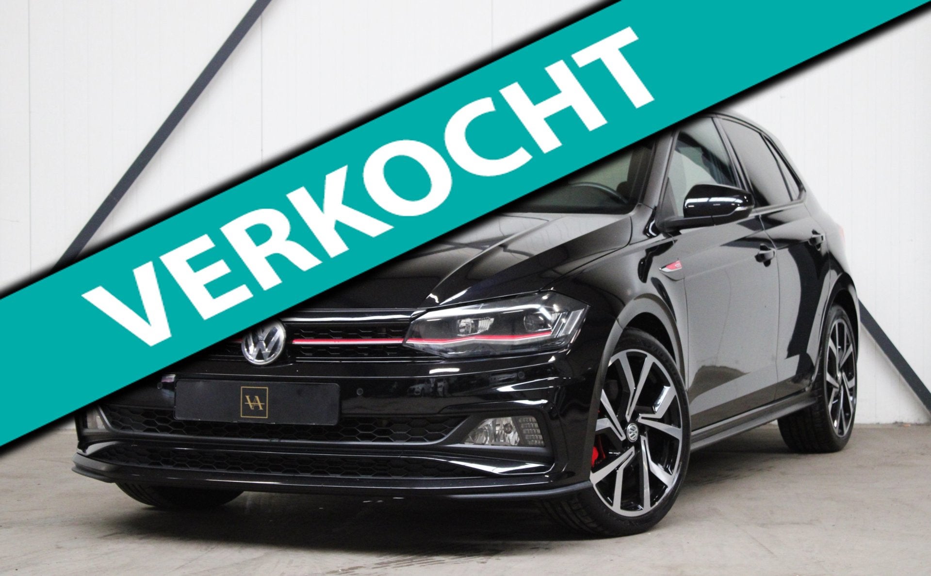 Volkswagen Polo 2.0 TSI GTI l Pano l Camera l Virtual l LED, Dealer onderhouden, Stof, Gebruikt, Zwart
