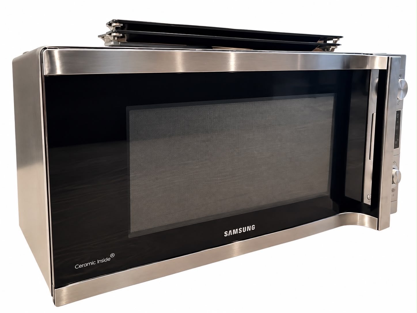 Samsung Combi Magnetron 45L MC457TGRCSR/EN, Witgoed en Apparatuur, Ophalen, Combimagnetron, 60 cm of meer, Grill