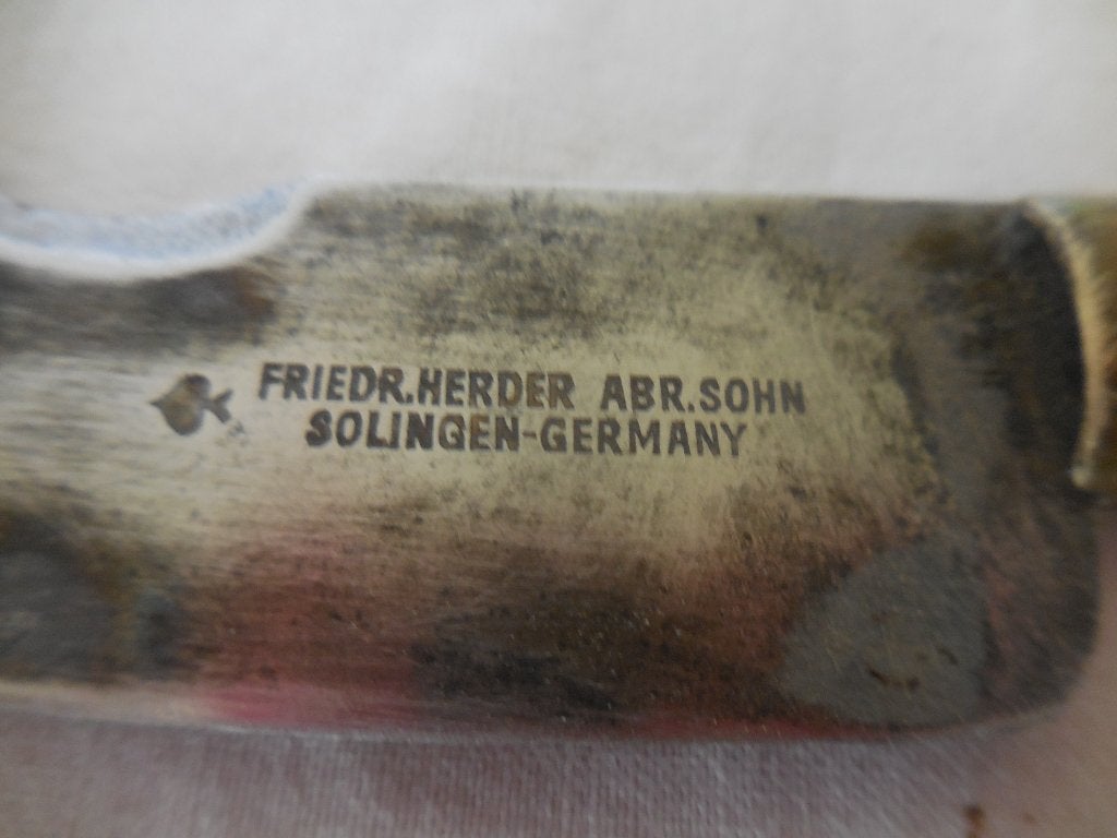 Oud Friedrich Herder mes, Solingen, Antiek en Kunst, Ophalen