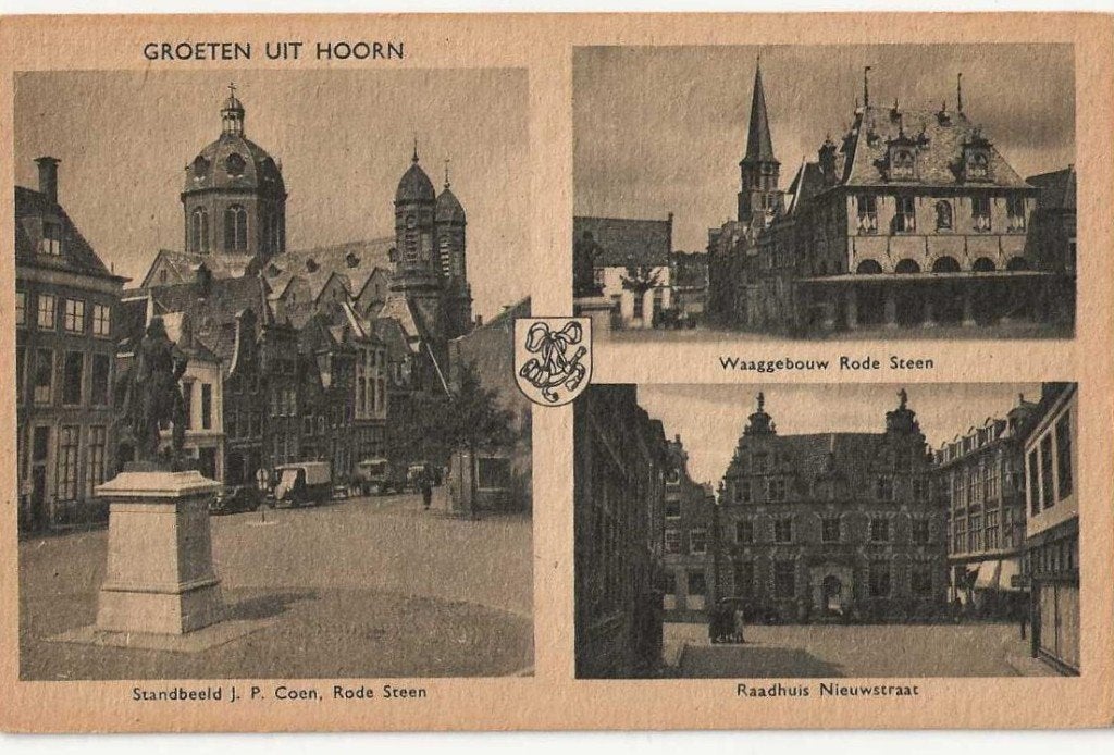 Hoorn-235   3 luik, Ophalen of Verzenden, 1920 tot 1940, Ongelopen, Noord-Holland