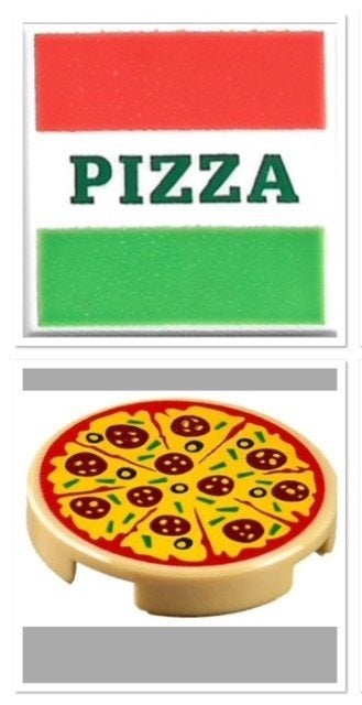 lego pizza's of pizza dozen, Ophalen of Verzenden, Nieuw, Accessoire, Lego
