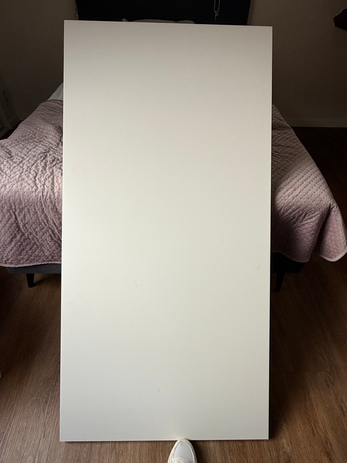 IKEA Linnmon Tafelblad Bureaublad 150x75 Wit, Ophalen, Overige typen, Gebruikt, Spaanplaat of MDF