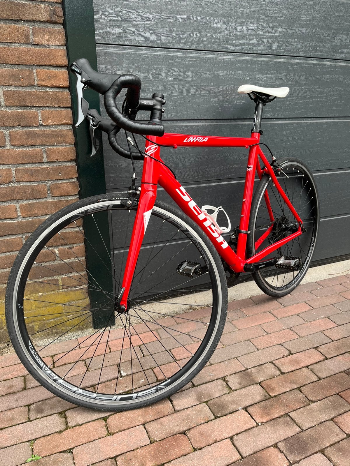 Sensa Umbria racefiets framehoogte 56 centimeter, 28 inch, Gebruikt, Aluminium, 15 tot 20 versnellingen