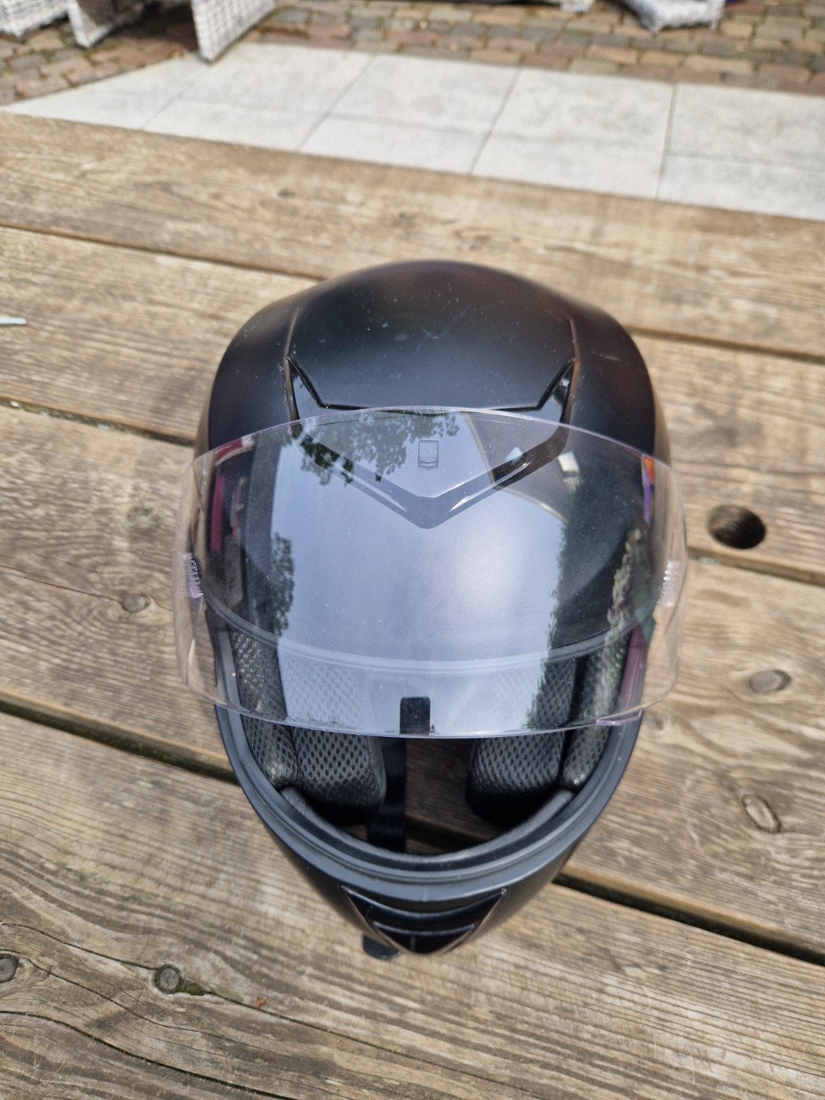 Vinz scooter helm maat S, Fietsen en Brommers, Ophalen, Zo goed als nieuw