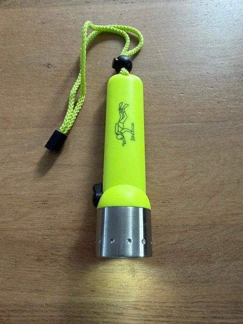duiklamp klein, Watersport en Boten, Ophalen of Verzenden, Zo goed als nieuw, Duiklamp