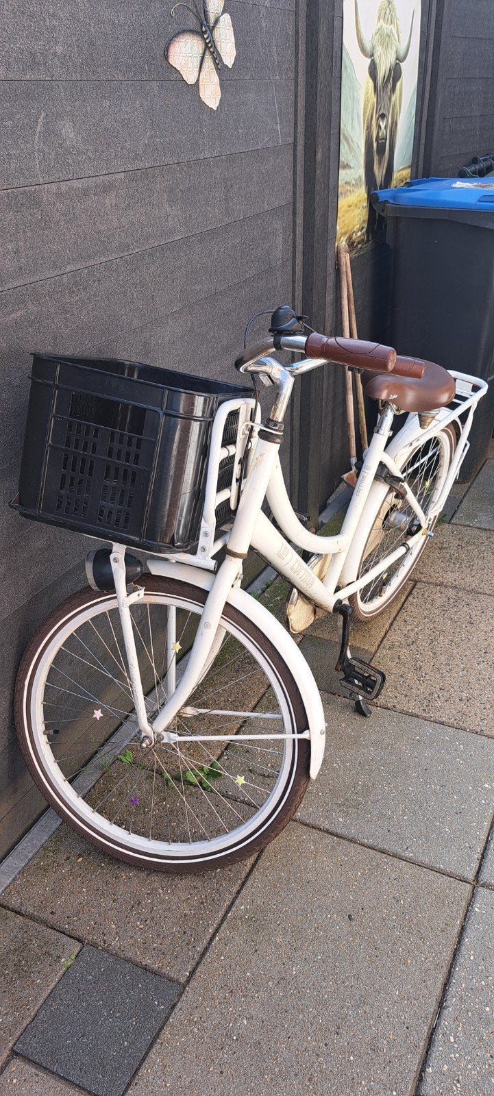 24 inch cortina meidenfiets, Fietsen en Brommers, Fietsen | Meisjes, Ophalen, Gebruikt, 24 inch, Versnellingen