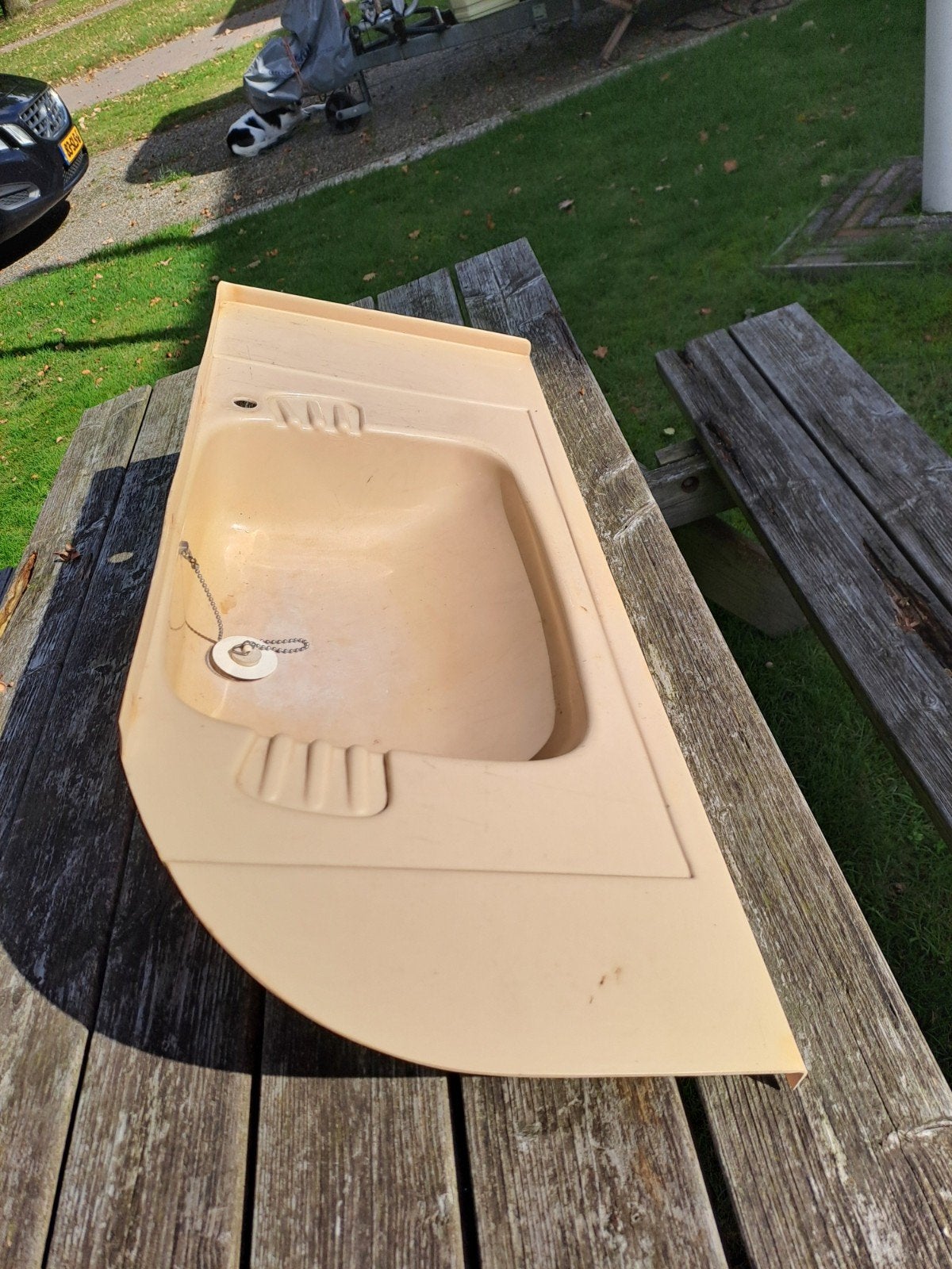 fonteintje biod caravan  350 tl 1982, Ophalen, Gebruikt