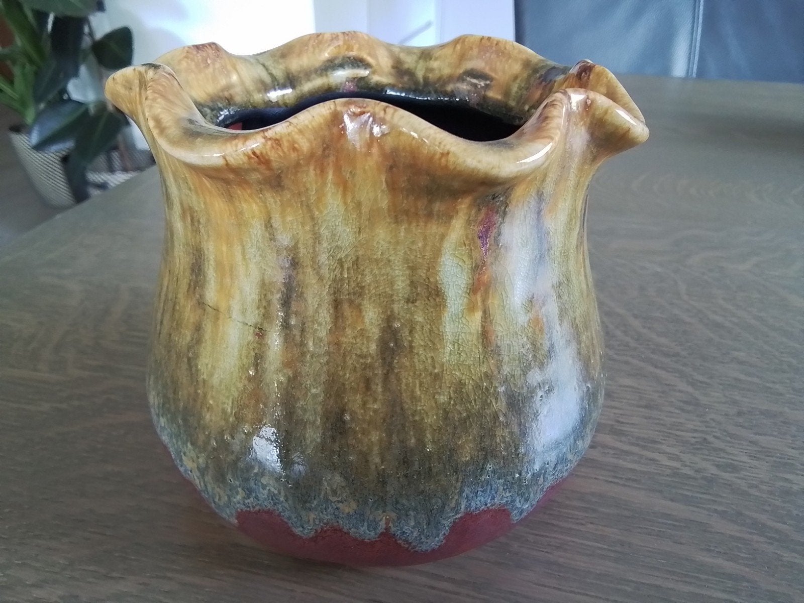 ATALIER DAAN ,ROMHOUT - KERAMIEKE POT / VAAS, Ophalen of Verzenden