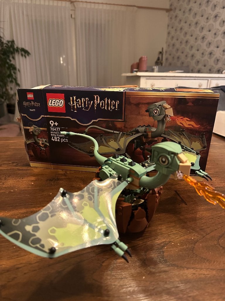 Lego Harry Potter Norbert: Hagrids baby dragon, Lego, Harry Potter, Ophalen of Verzenden, Zo goed als nieuw