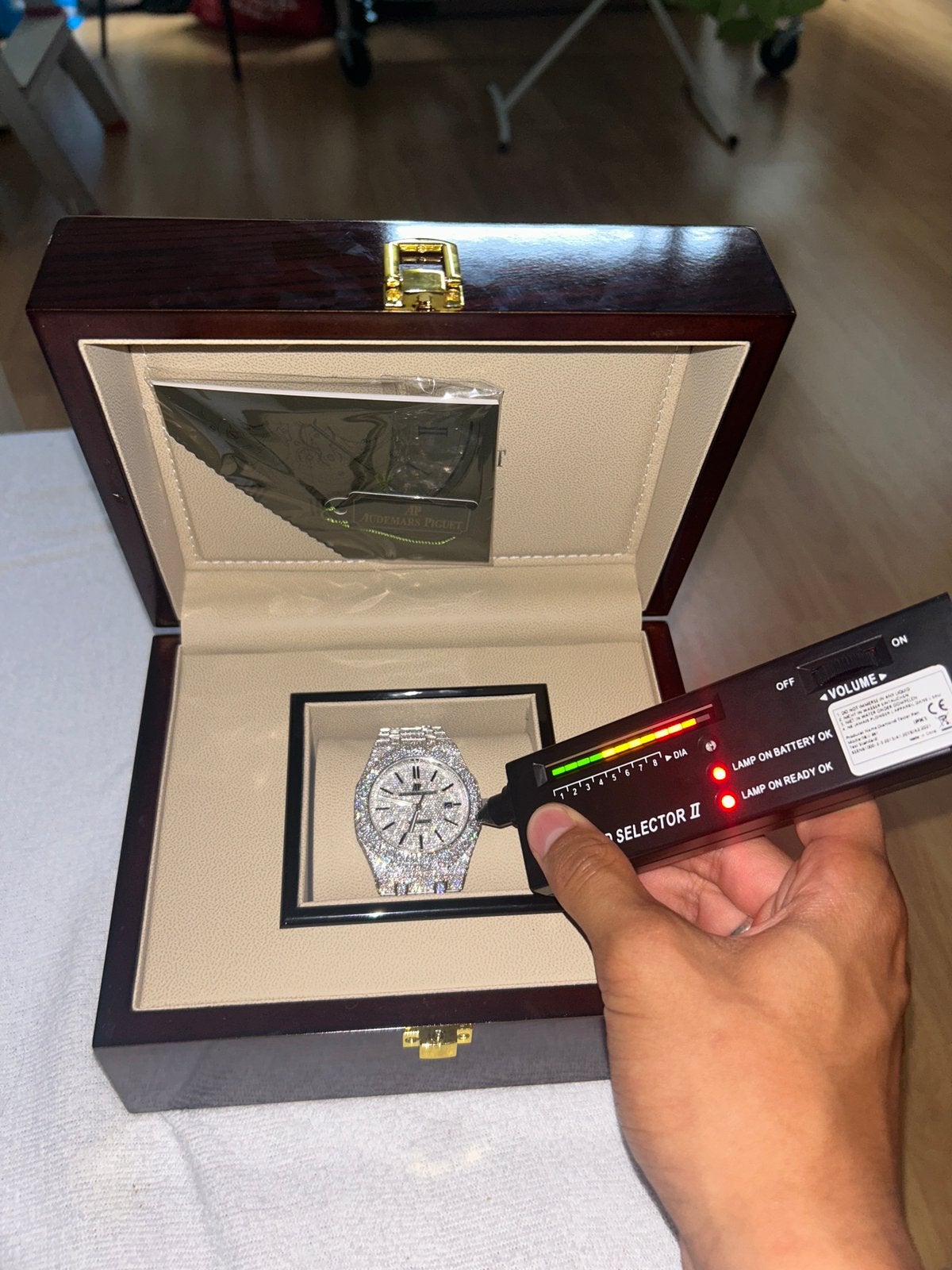 Iced out AP (Bieden), Overige merken, Polshorloge, Overige materialen, Nieuw