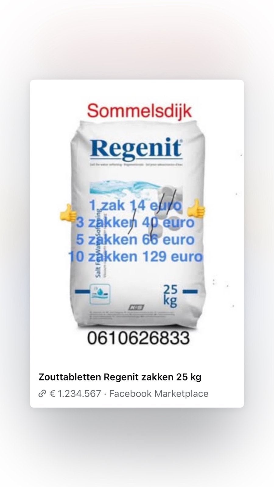 Regenit Zouttabletten ontharder, Ophalen of Verzenden, Nieuw