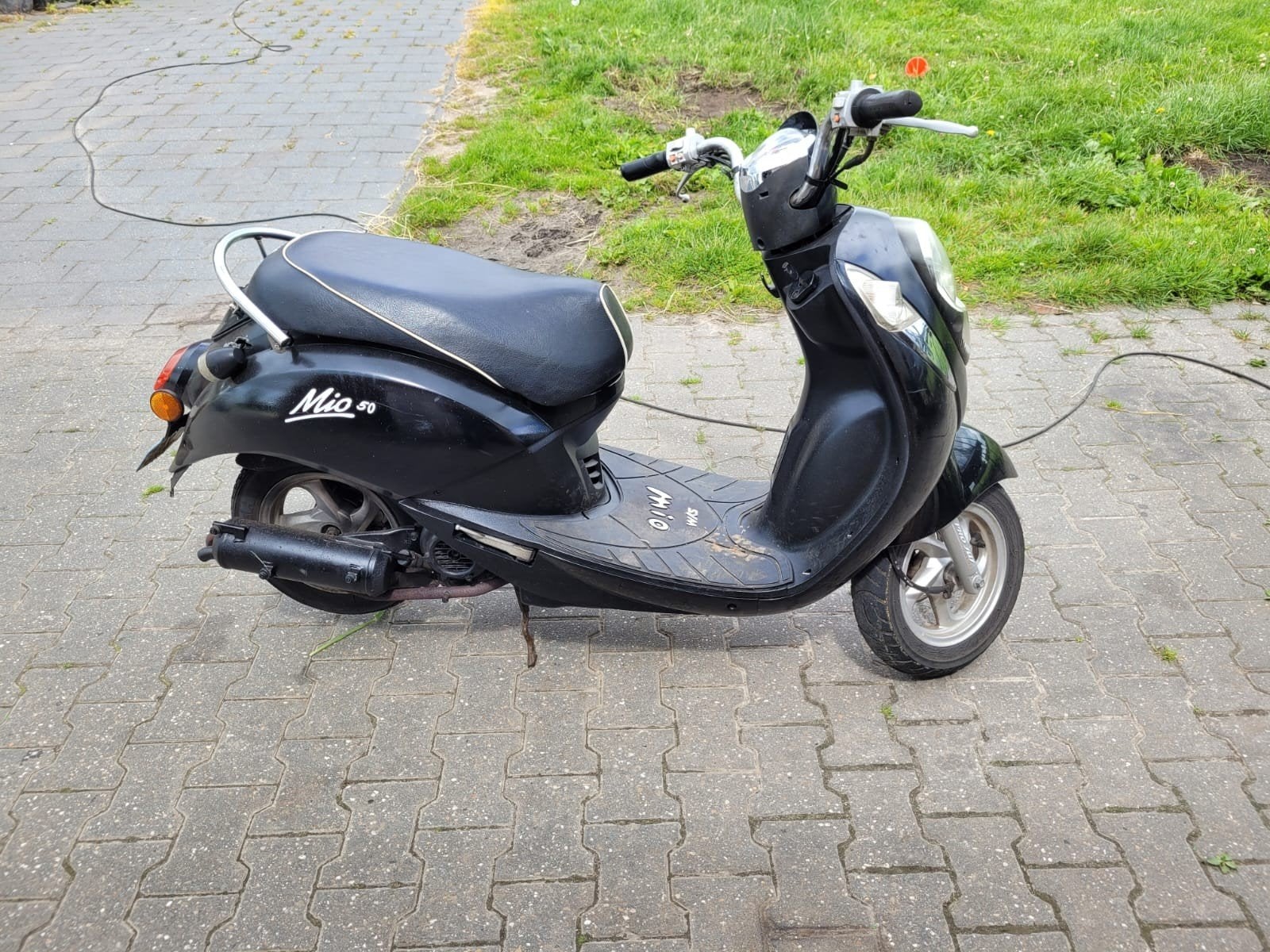 Sym Mio 50 Scooter - Zwart, Goed Onderhouden, Fietsen en Brommers, Scooters | SYM, Gebruikt, Maximaal 45 km/u, Benzine, Ophalen