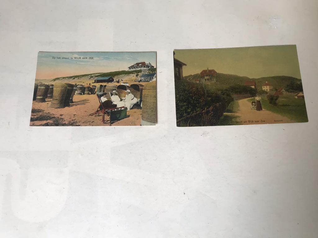 2 ansichtkaarten Wij́k aan Zee., Ophalen of Verzenden, Voor 1920, Ongelopen, Noord-Holland