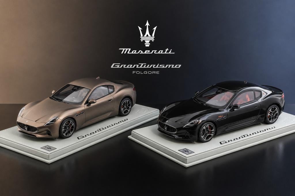 BBR 1:18 Maserati Granturismo Folgore zwart & brons NEW+OVP, Hobby en Vrije tijd, Overige merken, BBR, Auto, Nieuw