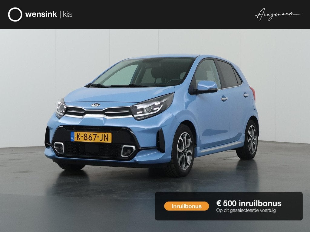 Kia Picanto 1.0 DPi GT-Line | Navigatie | Parkeercamera | Le, Voorwielaandrijving, Gebruikt, 23 km/l, Origineel Nederlands