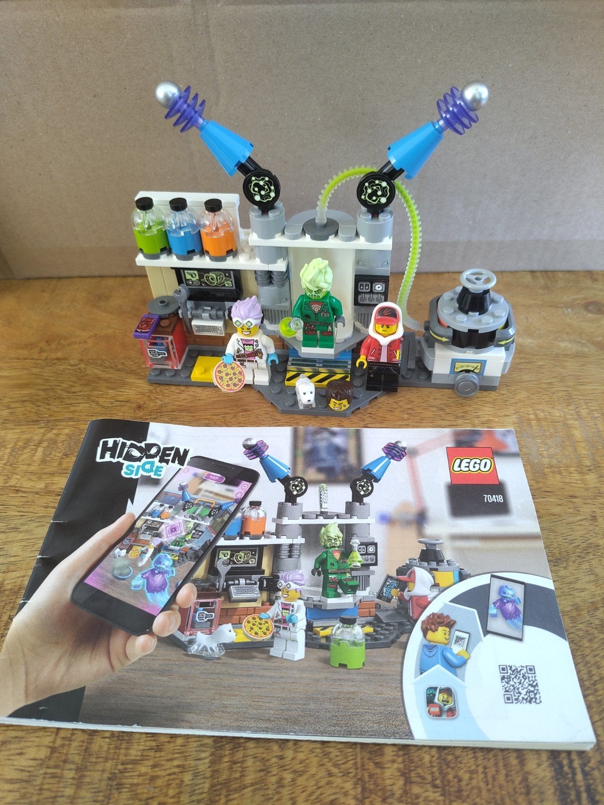 LEGO Hidden Side 70418 J.B.'s Spooklab, Kinderen en Baby's, Speelgoed | Duplo en Lego, Ophalen of Verzenden, Zo goed als nieuw