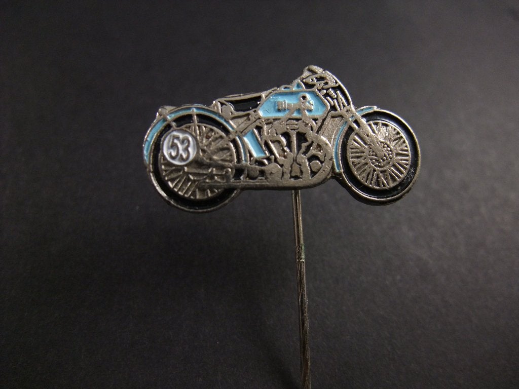 Bianchi 350 Breccia motor racemotor, speld, Verzamelen, Ophalen of Verzenden, Gebruikt, Sport, Speldje of Pin