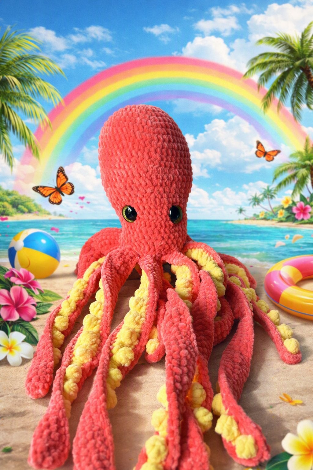 Gehaakte Octopus Knuffel, Overige merken, Groningen, Nieuw, Ophalen of Verzenden