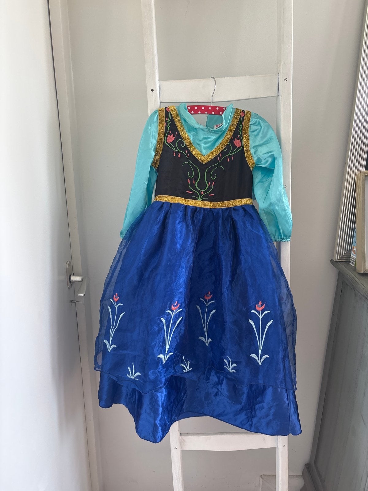 Anna verkleedjurk Frozen - Maat 110, Kinderen en Baby's, Ophalen, Gebruikt, 110 t/m 116, Meisje