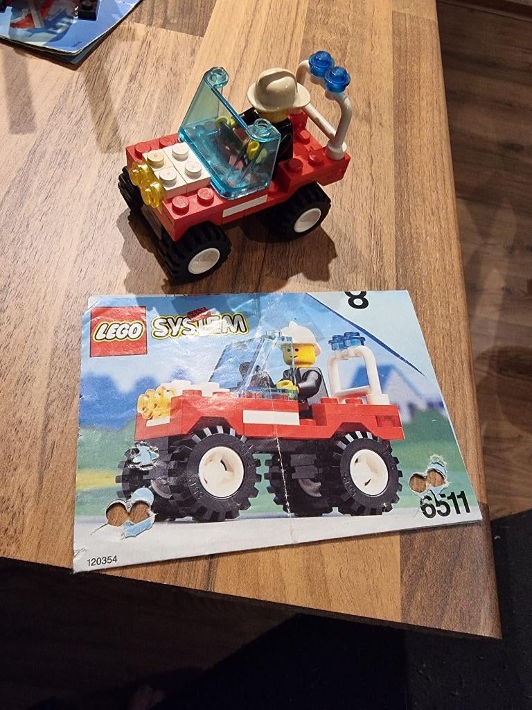 Lego 6511 Rescue runabout, Ophalen of Verzenden, Gebruikt, Complete set, Lego