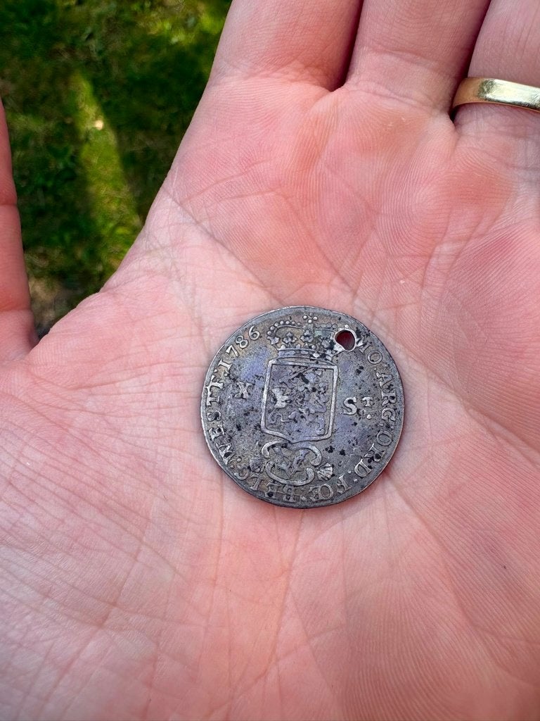 X Stuiver VOC 1786, Postzegels en Munten, Munten | Nederland, Vóór koninkrijk, Zilver, Losse munt, Overige waardes