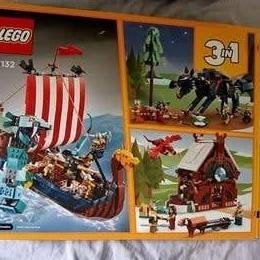 Lego Creator 3in1 viking schip en de midgaard slang 31132., Lego, Ophalen of Verzenden, Zo goed als nieuw, Creator